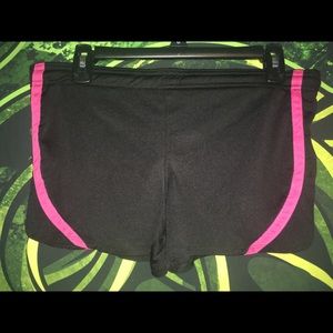 Black & Pink Short Shorts